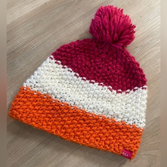 Cute Striped BULA Toque O/S Adult - Picture 2 of 5
